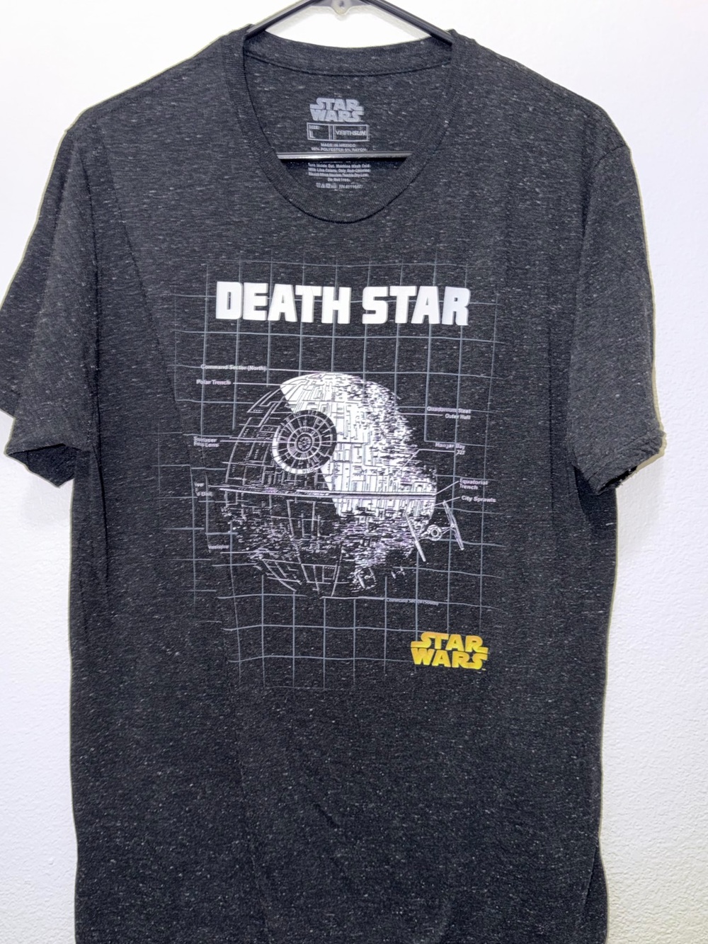 Star Wars Vfifthsun black “Death Star”  t-shirt, large unisex
